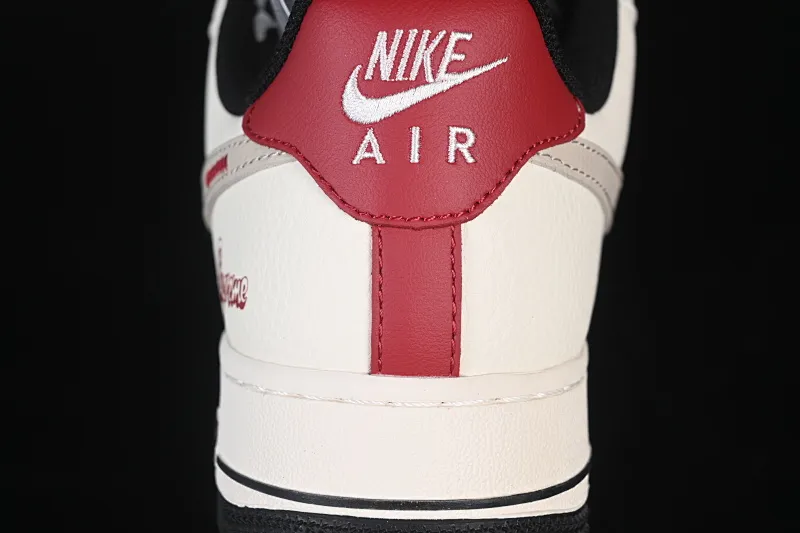 All Categories Nk Air Force 1 Air Force Series Nk Air Force 1 Low Air Force Low Nike Air Force 1'07 Low Joint Beige Black Black Red High-end Customized Low-top Casual Sneakers XD2588-610